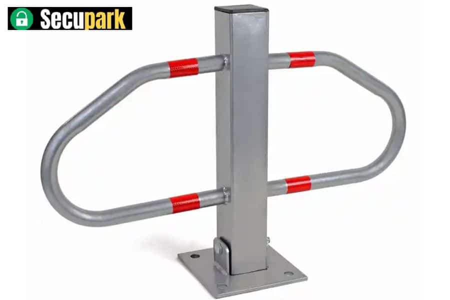 Arceau parking solide rabattable type papillon